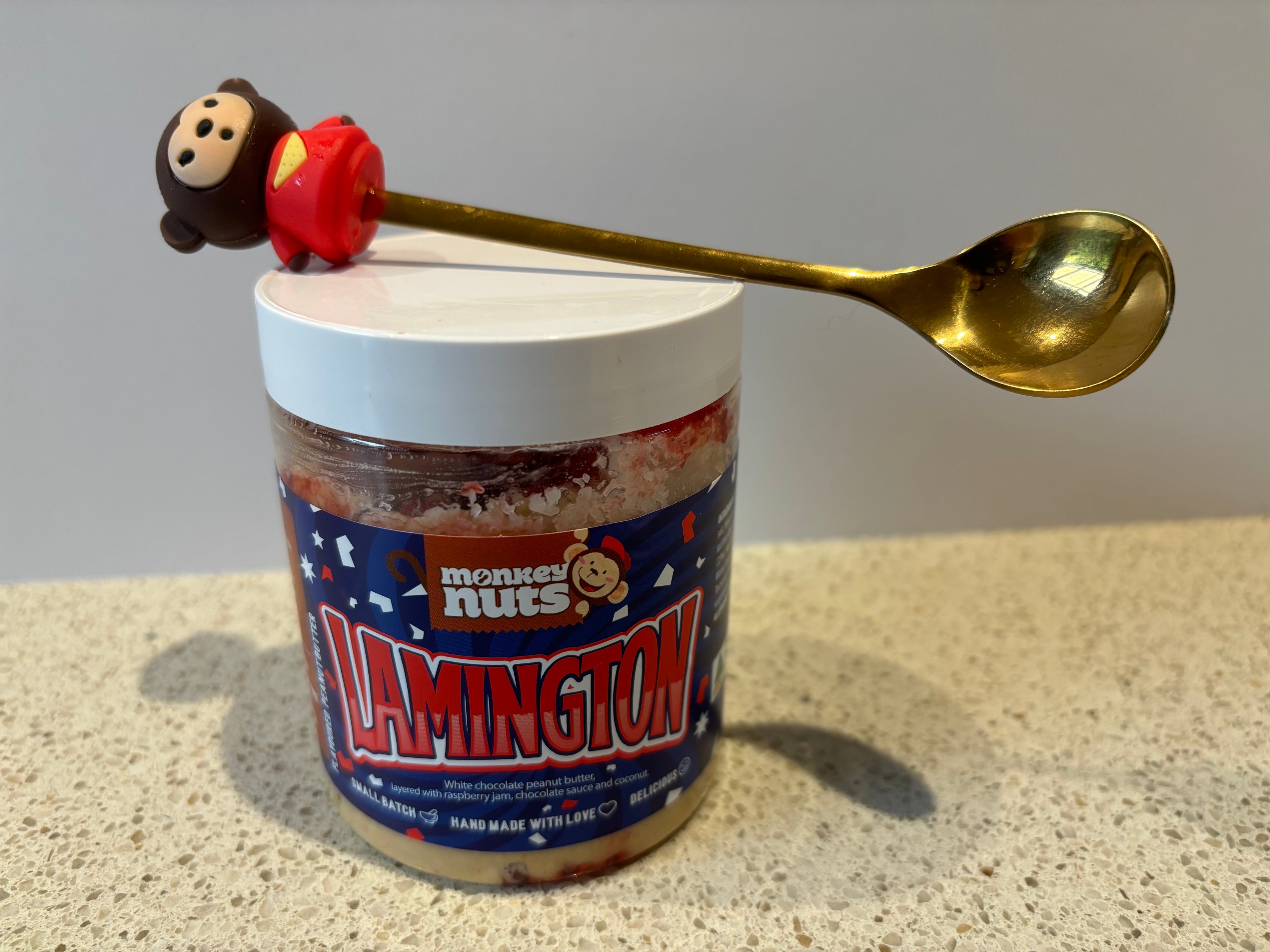 Limited edition GOLD Monkey Nuts spoon