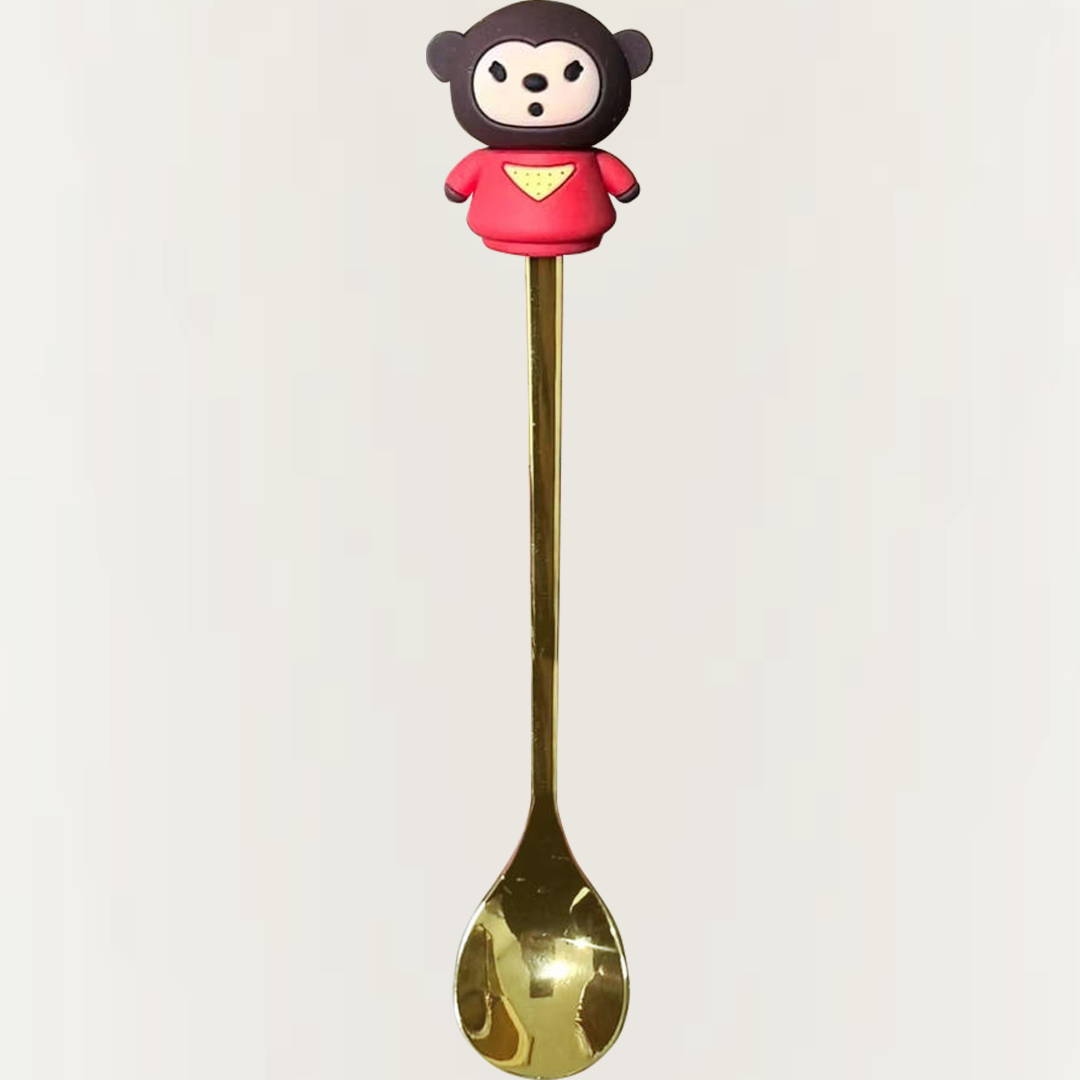 Limited edition GOLD Monkey Nuts spoon